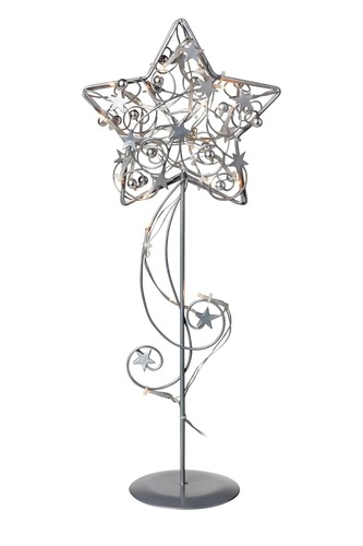 Interiérové dekorace - MAR 703323 Hagaberg stříbrná hvězda na stůl - Markslöjd - foto 1