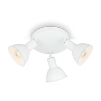 Bodová - BRILO 2674-036 Bodové svítidlo pr. 19 cm 3x E14 max. 25W bílé - BRILO