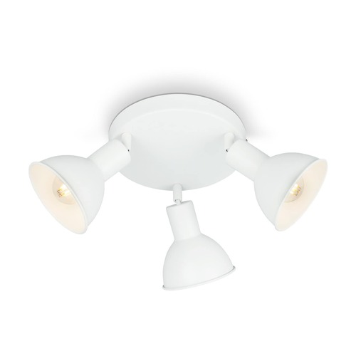 Bodová - BRILO 2674-036 Bodové svítidlo pr. 19 cm 3x E14 max. 25W bílé - BRILO - foto 1