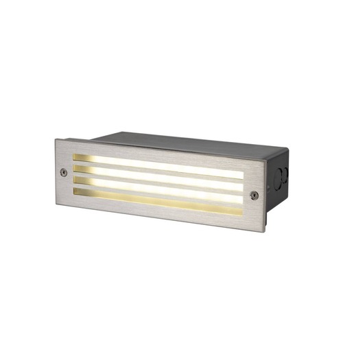 Zapuštěná - LA 1008481 Cihelná síť vestavné svítidlo, obdélníkové, 3000K, 5W, IP55, černá - BIG WHITE (SLV) - foto 1
