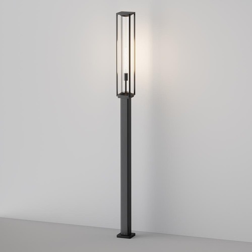 Sloupková - M O452FL-01GF3 Venkovní sloupkové svítidlo Cell E27 15W černý hliník IP54  - MAYTONI - foto 1