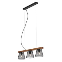Podélná - BRI 4077-035 Závěsné svítidlo, 65 cm, max. 25 W, černá - BRILONER