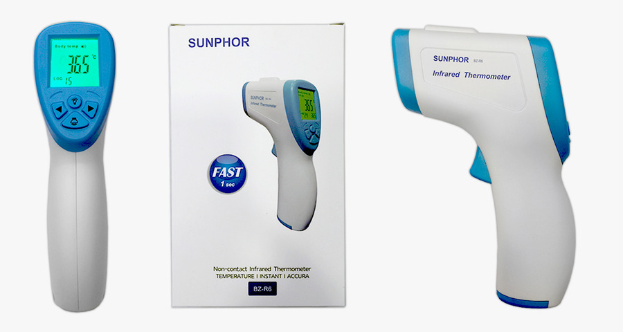 Různé - Infračervený teploměr bez kontaktu 1 sec - foto 1
