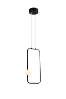 LED přívěšek - Závěsná LED lampa 15W Sand Black