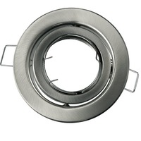 Kruhová - FAN INC-REFLEX-SM1 NIK Zápustné svítidlo Reflex, nastavitelné, niklové, průměr 10 cm - FANEUROPE