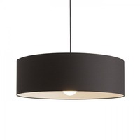 Stínidla, kryty, clony - RED R13052 RON 60/19 stínidlo Polycotton černá/bílé PVC max. 23W - RED - DESIGN RENDL