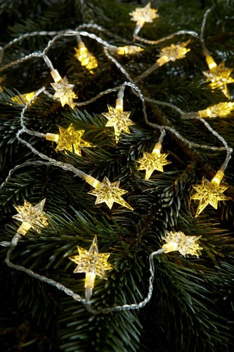LED osvětlení na BATERIE - MAR 702935 Stjärna LED řetěz hvězdičky - Markslöjd - foto 1