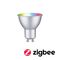 GU10/GZ10 - P 29149 Standard 230V Smart Home Zigbee 3.0 LED reflektor GU10 4,8W RGBW+ stmívatelné matný chrom - PAULMANN