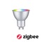 GU10/GZ10 - P 29149 Standard 230V Smart Home Zigbee 3.0 LED reflektor GU10 4,8W RGBW+ stmívatelné matný chrom - PAULMANN