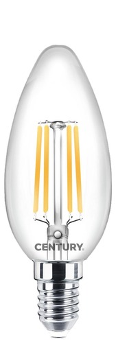 E14 - CEN INDM1-061427 FILAMENT LED INCANTO CANDELA CHIARA 6W E14 2700K DIM - CENTURY - foto 1