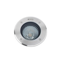 Zapuštěná - FARO 70310 GEISER 80 zapuštěné svítidlo do země, nerez, šedá, GU10 - FARO
