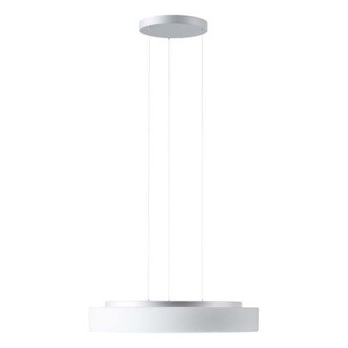 Kruhová - OS ELS72992 ELSA LE16 závěsné skleněné svítidlo stříbrná / bílá IP40 4000 K 35W LED - OSMONT - foto 1