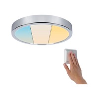 Kruhová - P 78926 LED Panel Aviar IP44 WhiteSwitch kruhové 300 18W 2.700K chrom - PAULMANN
