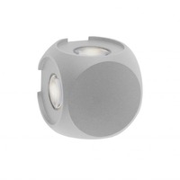 Nástěnná - PN 9485-21 CARLO LED nástěnné svítidlo, venkovní osvětlení, stříbrná, kostka 3000K - PAUL NEUHAUS
