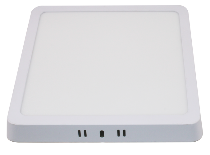 LED panely - 12W LED povrchový panel čtverec 3CCT bílá - foto 1