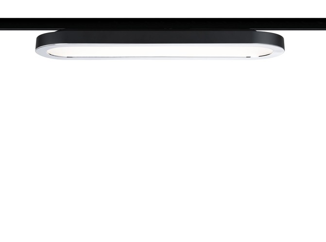 Svítidla - P 96920 URail LED Panel Loop 7W 2700K 480lm matná černá/chrom - PAULMANN - foto 1