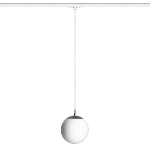 Svítidla - RED R13967 AKCE - LUNA 20 pro tříokr. lištu opálové sklo/chrom 230V E27 15W - RED - DESIGN RENDL - foto 1