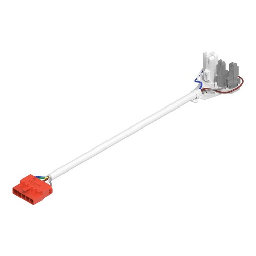 Patice a spojky - LA 1009202 RETRO CON 5P101 Konektor 5pólová zástrčka - BIG WHITE (SLV) - foto 1