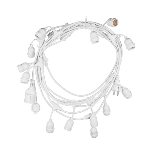 Venkovní řetězy - CEN FSTAB-2202700 Venkovní girlanda bílá WIRE FIESTA 220-240V 15xE27 IP44 9,27m - CENTURY - foto 1