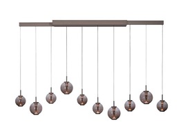 Vícečetná - PN 2221-97 Závěsné svítidlo PURE E-Infinity bronz 10x LED 7W 700lm 2200-5000K - Paul Neuhaus