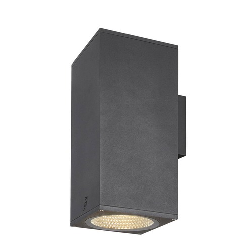 Nástěnná - LA 1003438 ENOLA SQUARE UP/DOWN L Outdoor, nástěnné LED svítidlo, antracitové, CCT 3000/4000K - BIG WHITE (SLV) - foto 1