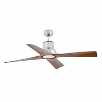 WiZ - FARO 33482WP-8 WINCHE M LED, chrom, stropní ventilátor s DC motorem SMART - FARO