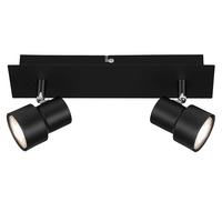 Bodová - BRI 2861-025 Bodové svítidlo 29 cm 2xGU10 10W 920lm černá - BRILONER