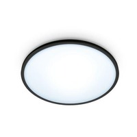 WiZ - PH 8719514337992 LED Stropní přisazené svítidlo WiZ Superslim 8719514337992 14W 1300lm 2700-6500K IP20 24,2cm černé, stmívatelné - PHILIPS (929002685001)