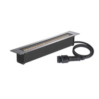 Zapuštěná - LA 1007195 DASAR® 600 svítidlo pro vestavbu do země, 18 W, 3000 K, IP65/IP67, čtvercové, nerezová ocel - BIG WHITE (SLV)