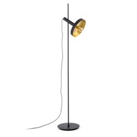 Stojací lampy - FARO 20164-95 WHIZZ černá/zlatá stojací lampa - FARO