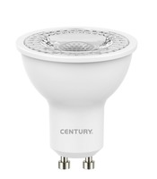 GU10/GZ10 - CEN LX38-061040 LED SPOT LEXAR 5W GU10 4000K 380Lm 35d 50x54mm IP20 - CENTURY