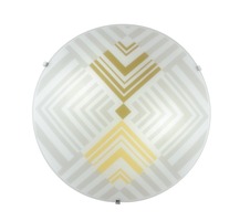 Plafoniéry - FAN I-SEVENTY/PL40 Stropní svítidlo SEVENTY bílá 3xE27 40x11,3 cm  - FANEUROPE