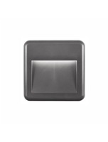 Nástěnná - NV 812302 Venkovní nástěnné svítidlo PULSAR tmavě šedý ABS LED 4W 3000K 220-220V 32st. IP54 - NOVA LUCE