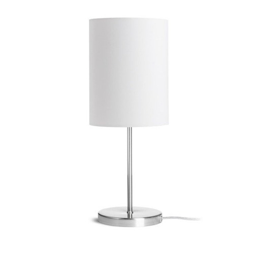 Stolní lampy dekorační - RED R14056 NYC/RON 15/20 stolní Polycotton bílá/nikl 230V E27 7W - RED - DESIGN RENDL - foto 1