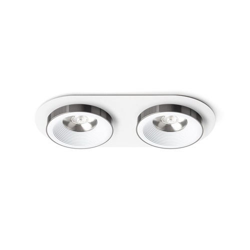 Kruhová - RED R14571 SHARM LED vestavné světlo, sady bílá černý chrom - RED - DESIGN RENDL - foto 1