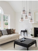 Vícečetná - NV 1300301305 Závěsné svítidlo BOCCALE chromovaný hliník čiré sklo G9 5x5W 230V IP20 vč. žárovky - NOVA LUCE