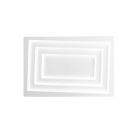 Dekorativní - FAN LED-HYPNOTIC-PL60X40 Stropní LED svítidlo HYPNOTIC bílá, 55 W, 7040 lm, CCT, 60 x 6 x 40 cm - FANEUROPE