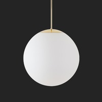 Nouzové osvětlení - OS ADR72546 ADRIA P4 HP závěsné skleněné svítidlo mosaz leštěná / bílá IP40 4000 K 58W LED nouzové kombinované 3 h (původní kód OS 72546) - OSMONT