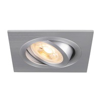 Hranatá - LA 1007379 NEW TRIA® 75 stropní vestavné svítidlo, čtvercové, max. 10W GU10, hliník - BIG WHITE (SLV)