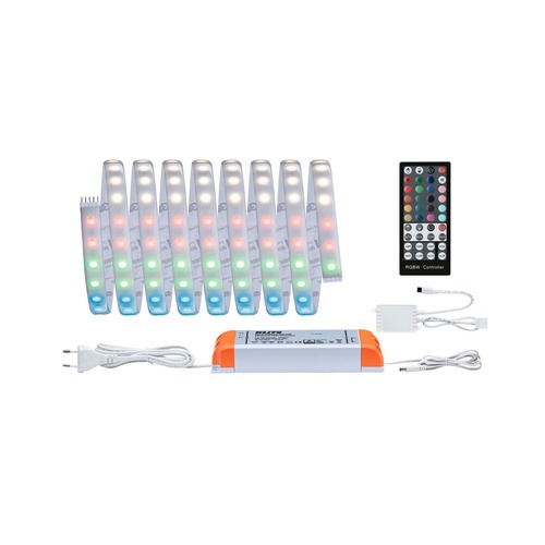 Pracovní osvětlení - P 70529 MaxLED 1000 LED Strip RGBW základní sada 3m IP44 33W 1000lm/m 72LEDs/m RGBW 75VA - PAULMANN - foto 1