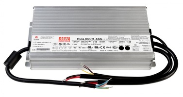 Stabilizované napětí - IMPR 872125 Meanwell napájení CV. HLG-600H-48A konstantní napětí 0-12500 mA IP67 48V DC 600,00 W - LIGHT IMPRESSIONS
