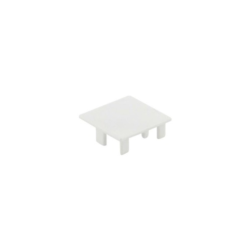 Krytky pro Al profily - IMPR 988151 Deko-Light profil koncovka - Combo nacvakávací plochá koncovka, 2515 + V5-U-2510, bílá, 1 ks - foto 1