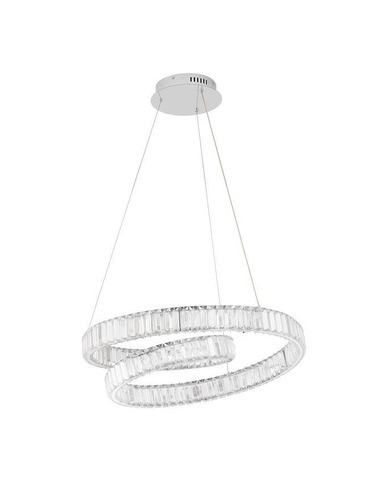 Dekorativní - NV 9019720 Závěsné svítidlo CONCETO chromovaný kov a křišťál LED 50W 230V 3500K IP20 stmívatelné - NOVA LUCE - foto 1