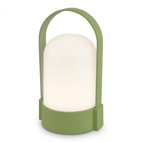 Stolní lampy dekorační - BRILO 7544019 Asa stolní lampička - 1W, 50lm, bezdrátová, LED, stmívatelné, teplá bílá, limetkově zelená - BRILO - foto 1