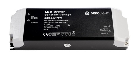 Stabilizované napětí - IMPR 862164 Deko-Light napájení BASIC CV Q8H-24-75W konstantní napětí 0-3100 mA IP20 24V DC 75W