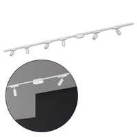 Lištové Briloner 48V - BRILO 8033066 Luxtrail lištový systém, kompletní sada, 6x LED spoty, bílá - BRILO