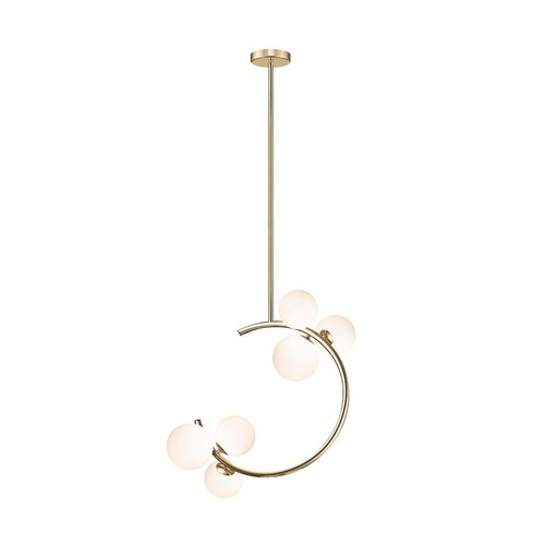 Dekorativní - ZUMA 003064-026365 P0454-06Q-F7AA MOLECULE závěsné svítidlo zlatá - ZUMALINE - foto 1