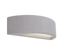 Nepřímé osvětlení - IMPR 341178 Deko-Light nástěnné přisazené svítidlo Sarin 230V E14 1x max. 25W 300 mm šedá