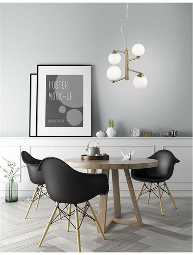 Vícečetná - NV 1700306002 Závěsné svítidlo AGRIGENTO opálové sklo antický mosazný kov G9 4x5W 230V IP20 bez žárovky - NOVA LUCE - foto 1