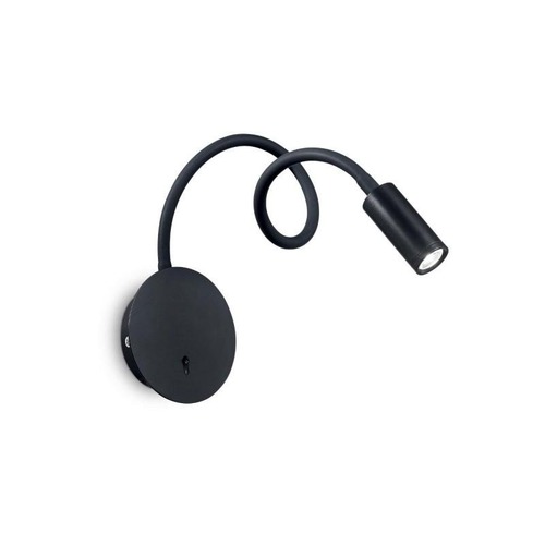 S ramenem - ILUX 203195 LED nástěnná bodová lampička FOCUS-2 AP1 NERO - IDEALLUX - foto 1